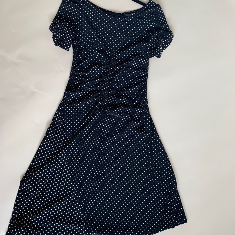 COPY - Polka dot tango asymmetrical dress